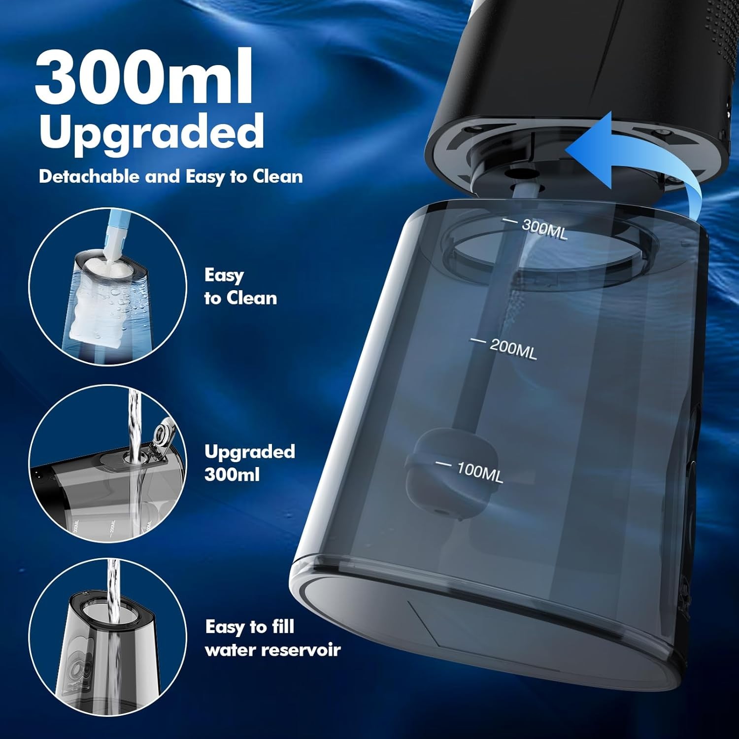 Y801 Water Dental Flosser Black