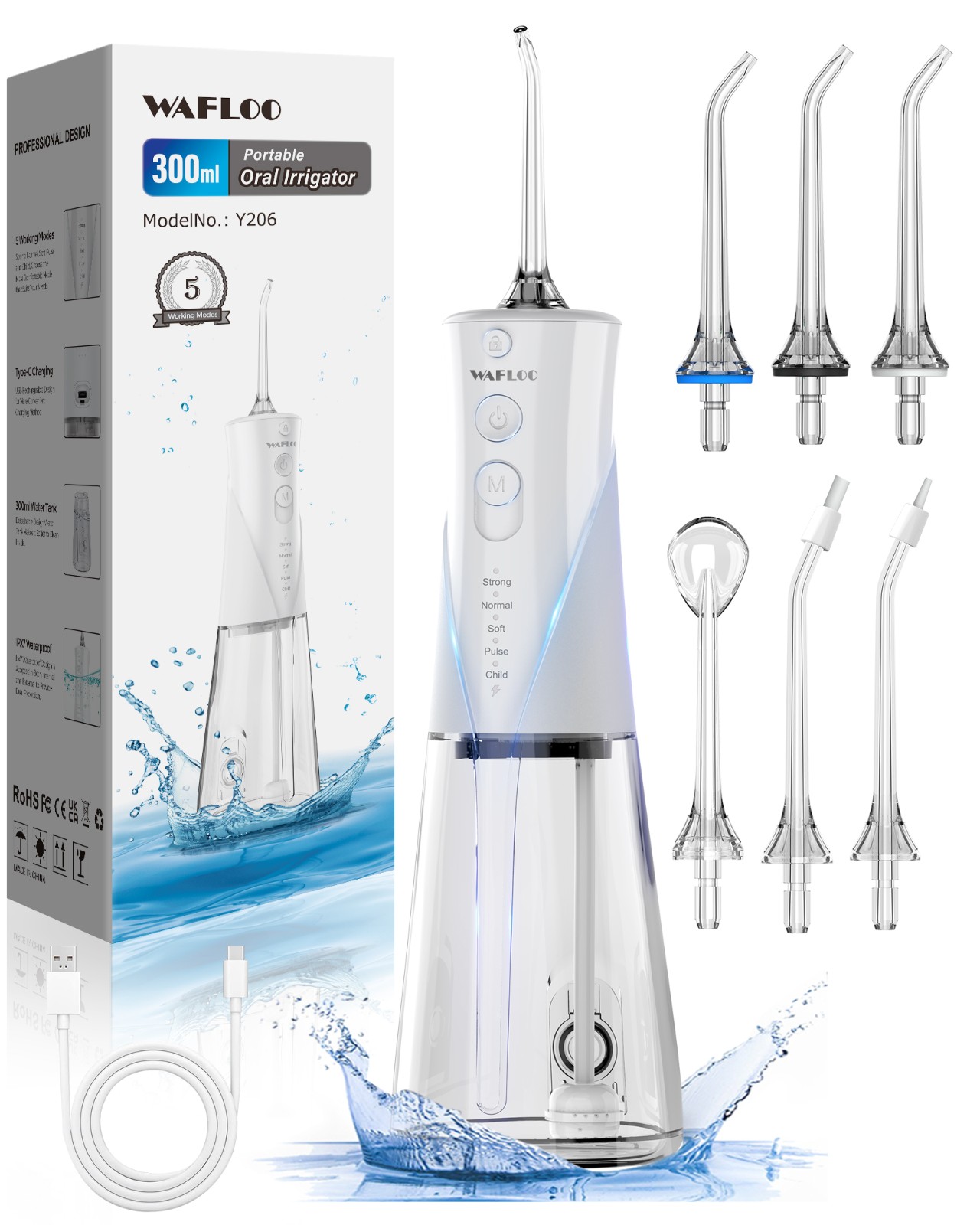Y206 Water Flosser White