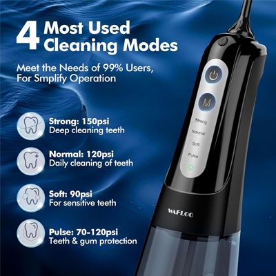WAFLOO Cordless Water Flosser Teeth Pick Y801B
